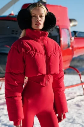 Main Act Corset Puffer – Kräftiges Rot