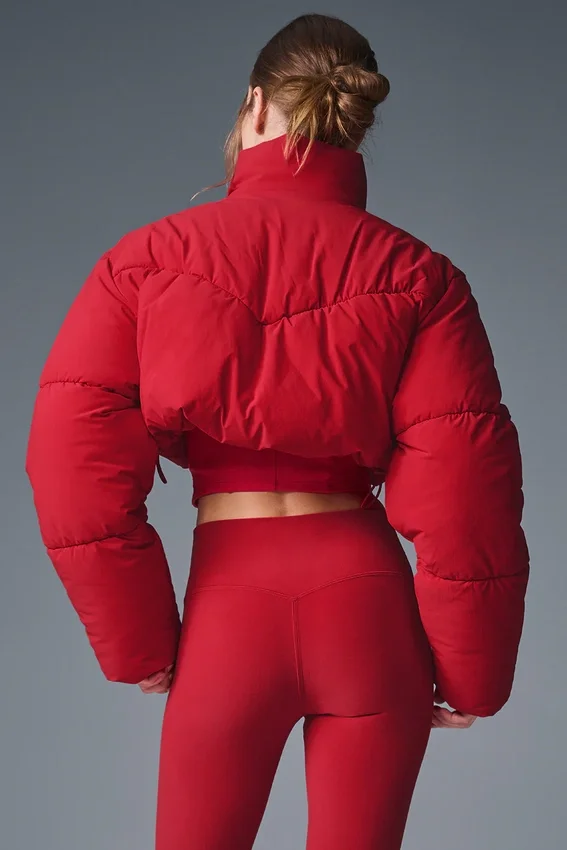 Main Act Corset Puffer – Kräftiges Rot