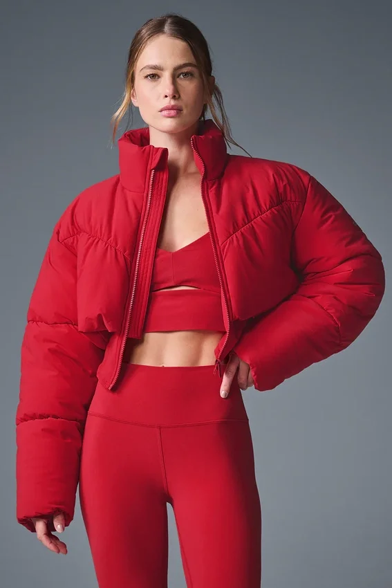Main Act Corset Puffer – Kräftiges Rot