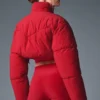 Main Act Corset Puffer – Kräftiges Rot