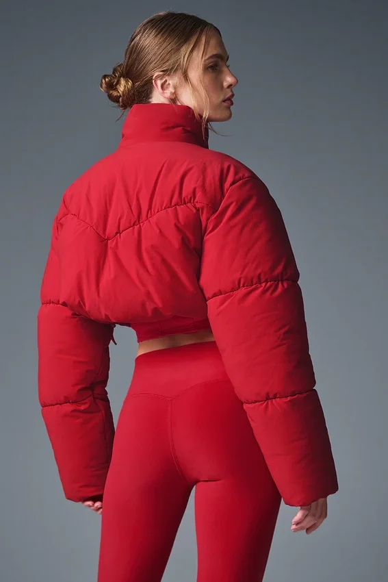 Main Act Corset Puffer – Kräftiges Rot