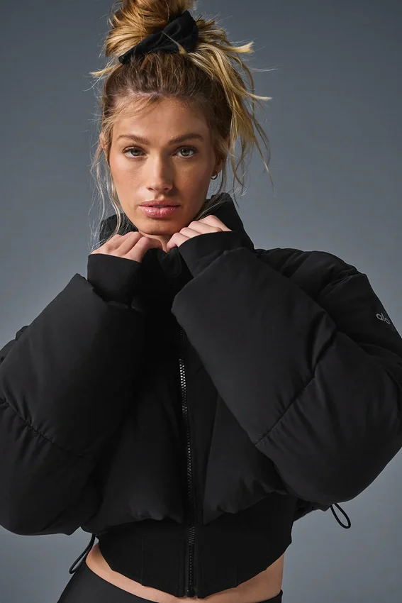 Main Act Corset Puffer – Schwarz