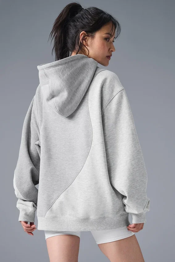 Make Waves Hoodie – Athletic Heather Grey Tonal