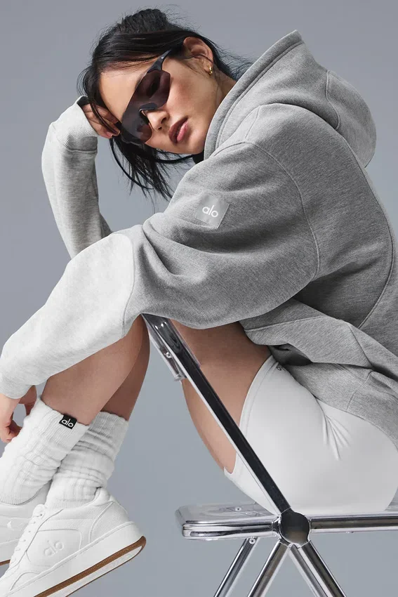 Make Waves Hoodie – Athletic Heather Grey Tonal