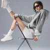 Make Waves Hoodie – Athletic Heather Grey Tonal