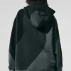 Make Waves Hoodie – Charcoal Green Tonal