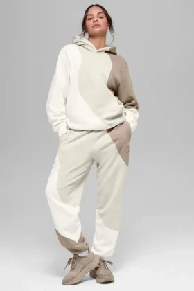 Make Waves Hoodie – Elfenbein/Beige/Kies