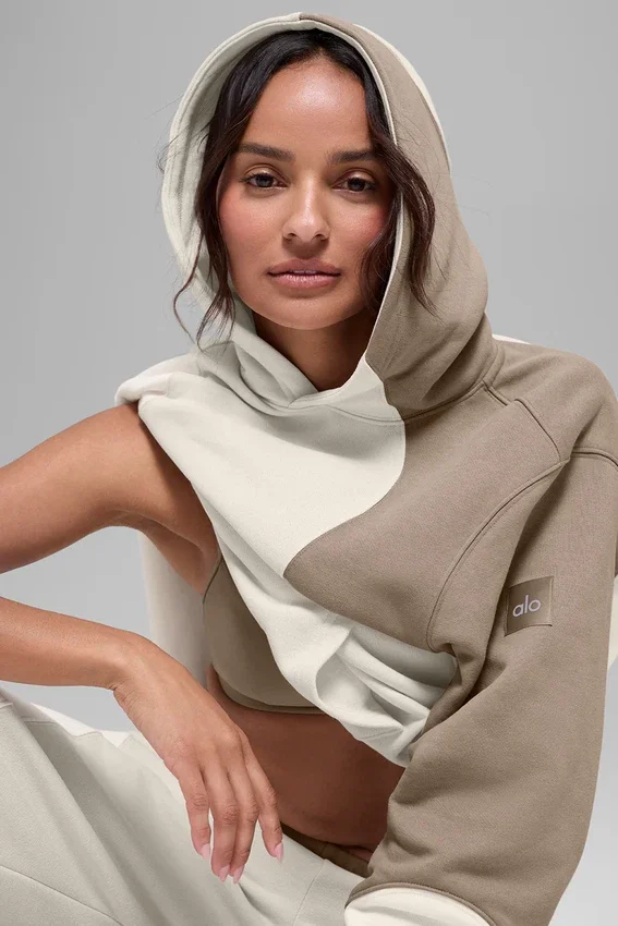 Make Waves Hoodie – Elfenbein/Beige/Kies