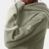 „Make Waves“-Hoodie – Kalkstein-Ton-in-Ton