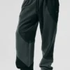 Make Waves Jogginghose – Anthrazitgrün, ton-in-ton