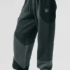 Make Waves Jogginghose – Anthrazitgrün, ton-in-ton