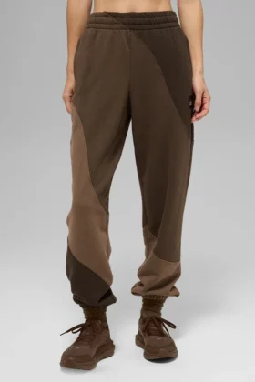 Make Waves Jogginghose – Espresso, Ton-in-Ton