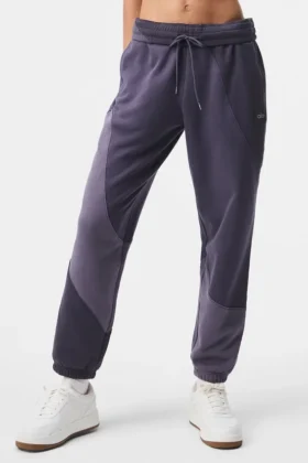Make Waves Jogginghose – Italian Plum Tonal