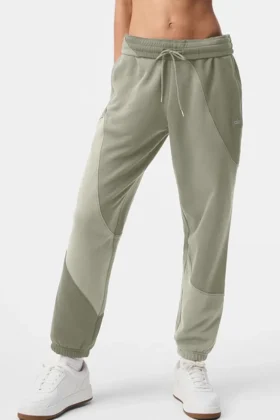 Make Waves Jogginghose – Limestone Tonal