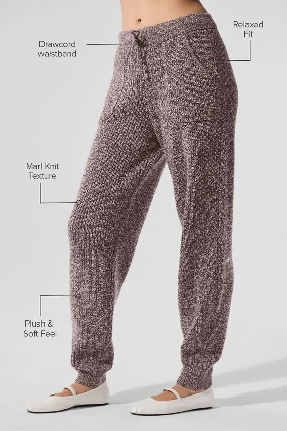 Marl-Pullover-Hose – Mushroom Marl