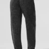 Marl Pullover Hose – Schwarz meliert
