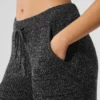Marl Pullover Hose – Schwarz meliert