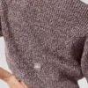 Marl-Pullover mit Kurzarmshirts – Mushroom Marl