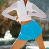 Match Point-Shorts – Azurblau