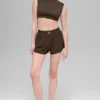 Alo Softsculpt Capped Out Kurzarmshirt – Espresso