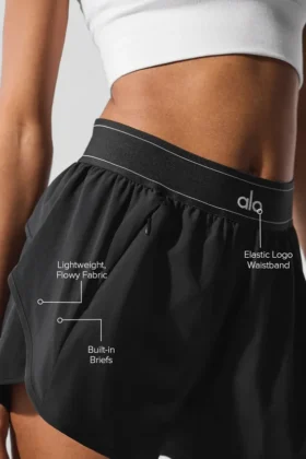 Match Point Shorts – Schwarz