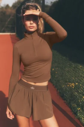 Match Point Shorts – Sonnengeküsstes Braun