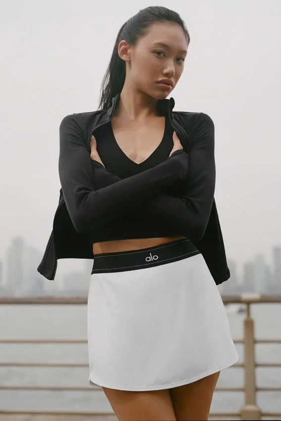 Match Point Tennisrock – Weiß