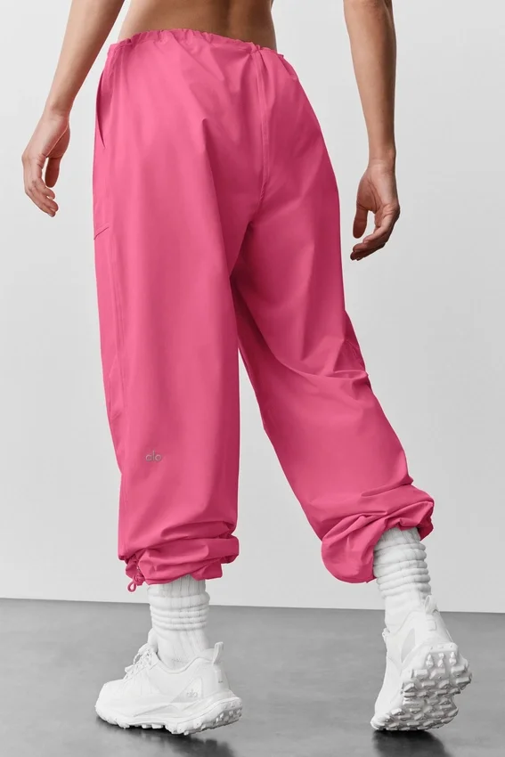 Megastar-Cargo-Hose mit niedriger Leibhöhe – Paradise Pink
