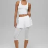 Mesh Front Runner 2-in-1-Shorts – Weiß