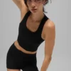 Mesh Front Runner Top – Schwarz