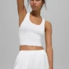 Mesh Front Runner Top – Weiß