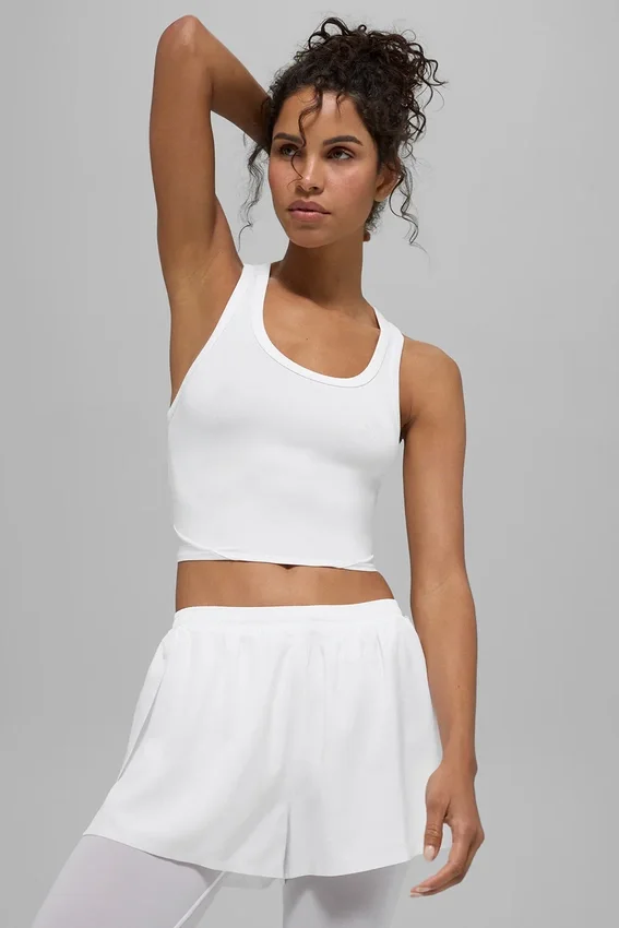 Mesh Front Runner Top – Weiß