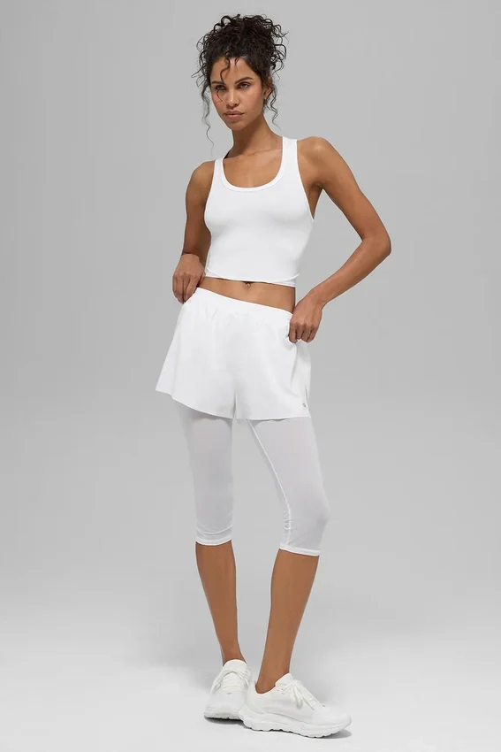 Mesh Front Runner Top – Weiß