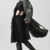 Metallic Break Line Trench – Silber-Metallic