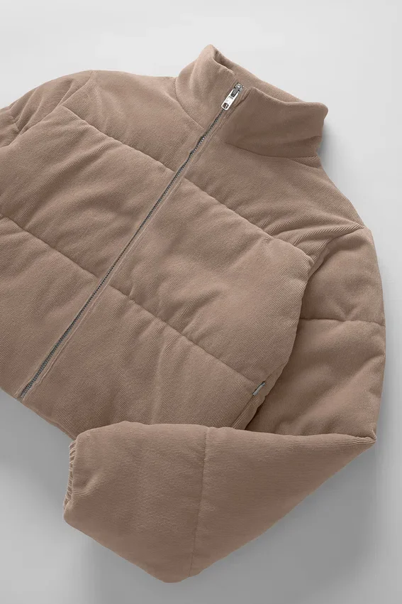 Micro-Cord-Dreamy-Puffer – Chai Latte