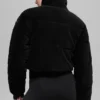 Micro-Cord „Dreamy Puffer“ – Schwarz