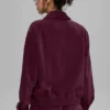 „Micro Corduroy on Duty“-Jacke – Burgunderrot