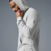 Micro Waffle Fast Break Hoodie – Athletic Heather Grey