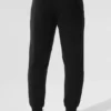 Micro Waffle Fast Break Jogger – Schwarz