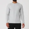 Micro Waffle Fast Break Langarmshirt – Athletic Heather Grey
