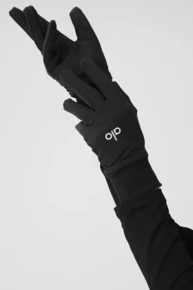 Mittelstarker Performance-Handschuh – Schwarz