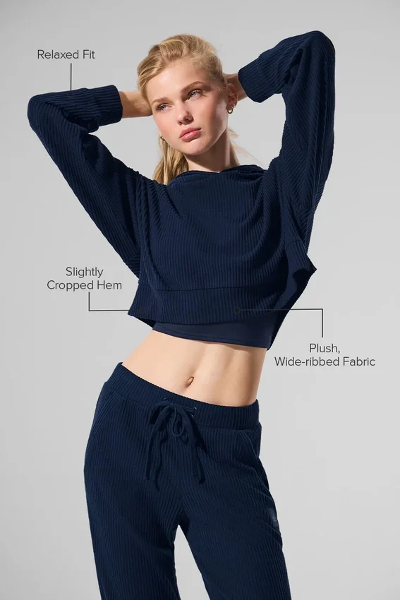 Muse-Hoodie – Marineblau