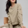 Muse-Pullover mit Rundhalsausschnitt – Gravel Heather