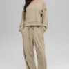 Muse-Pullover mit Rundhalsausschnitt – Gravel Heather