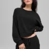 Muse-Pullover mit Rundhalsausschnitt – Schwarz