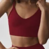 Nahtloser Modal-Ribbed-Delight-Bralette – Summer Romance Red