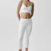 Nahtloser Modal-Ripp-Bralette „Delight“ – Weiß