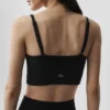 Nahtloses Modal-Ribbed-Delight-Bralette – Schwarz