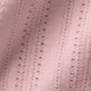 Nahtloses Pointelle-Oberteil mit Stehkragen und Kurzarmshirts – Vintage Pink