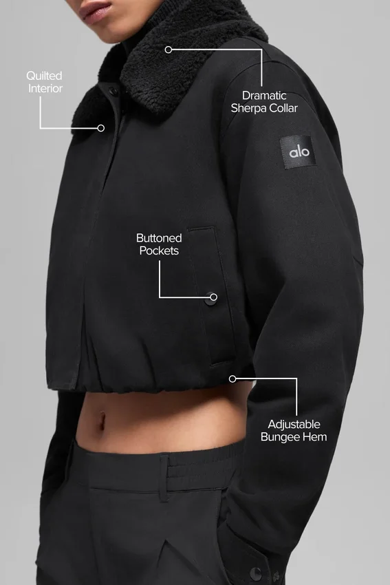 Navigator-Jacke – Schwarz
